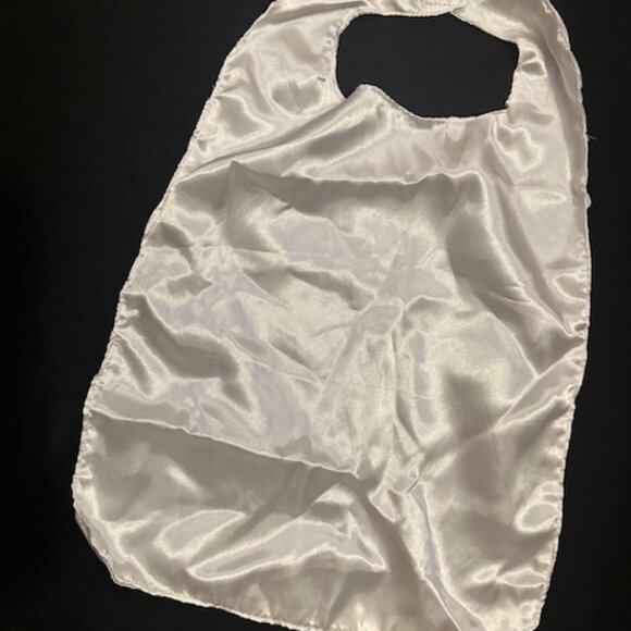 White / Silver Infant Super Hero Cape CAPEWS - Picture 2 of 5